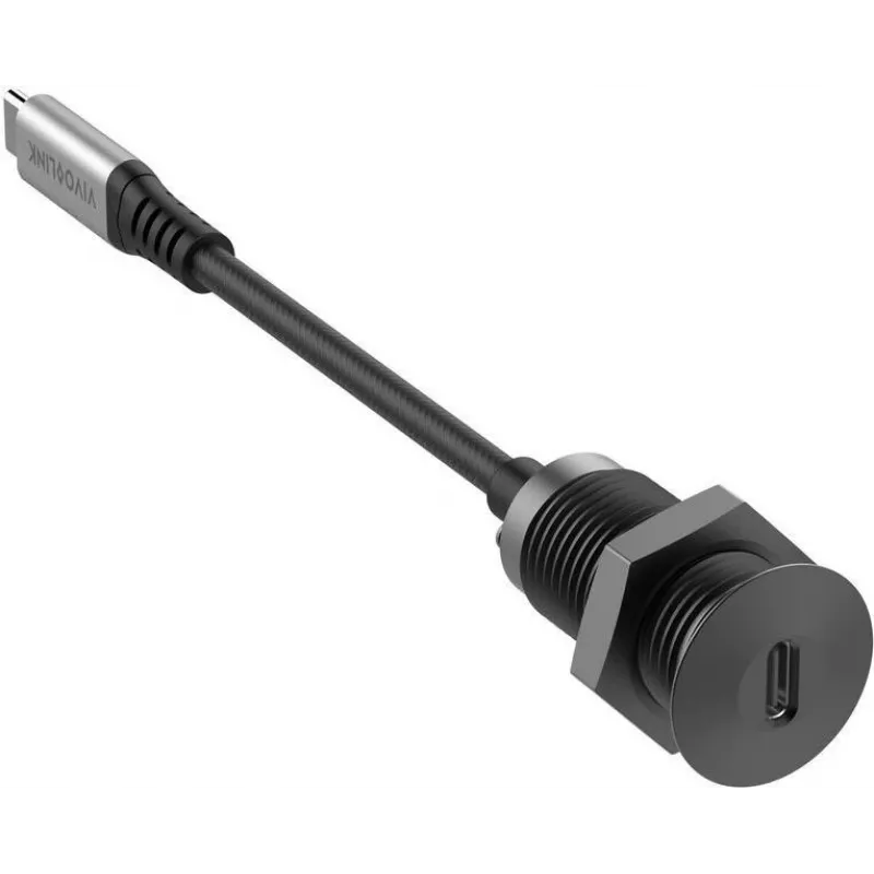 Vivolink USB-C lauapesa must 0,3 m USB-C kaabliga