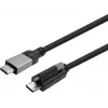 Vivolink USB-C kruviga USB-C kaablile 8m, ettevõtte testitud, 10Gbps, PD 100W, 4K60 (PROUSBCMMS8)