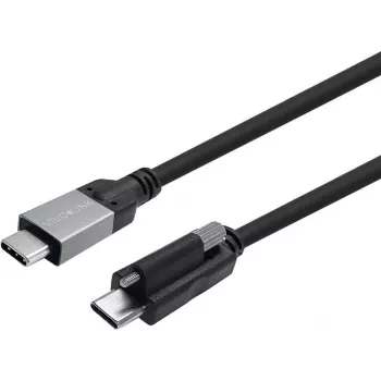 Vivolink USB-C kruviga USB-C kaablile 8m, ettevõtte testitud, 10Gbps, PD 100W, 4K60 (PROUSBCMMS8)