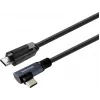 Vivolink USB-C to USB-C kaabel, nurgeline, professionaalseks kasutamiseks (PROUSBCMMS8A)