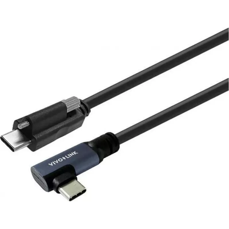 Vivolink USB-C to USB-C kaabel, nurgeline, professionaalseks kasutamiseks (PROUSBCMMS8A)