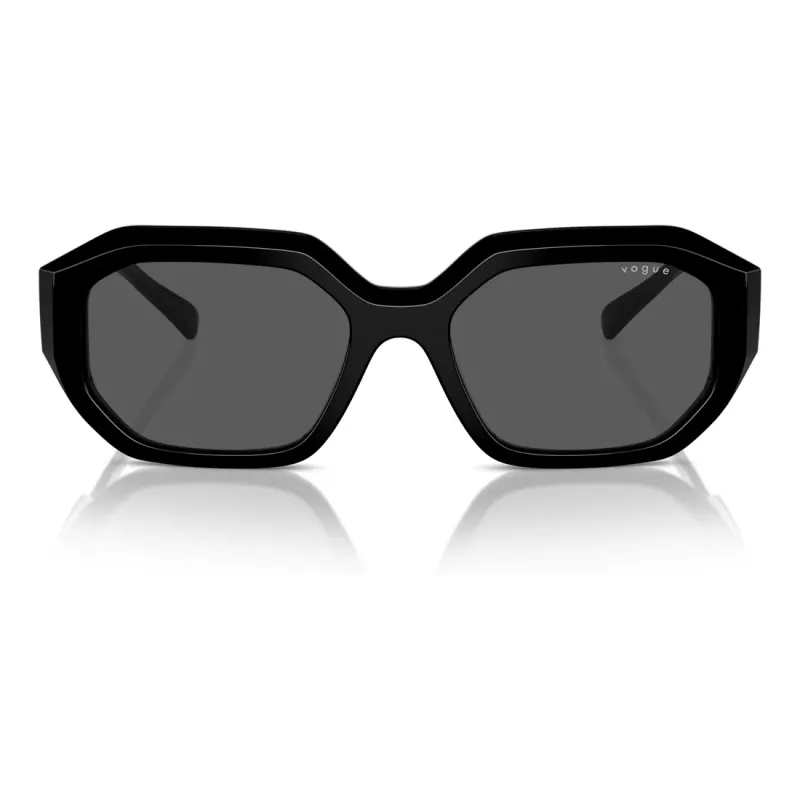 VOGUE VO5554S-W4487 Naiste kassisilma päikeseprillid must/hall 54mm
