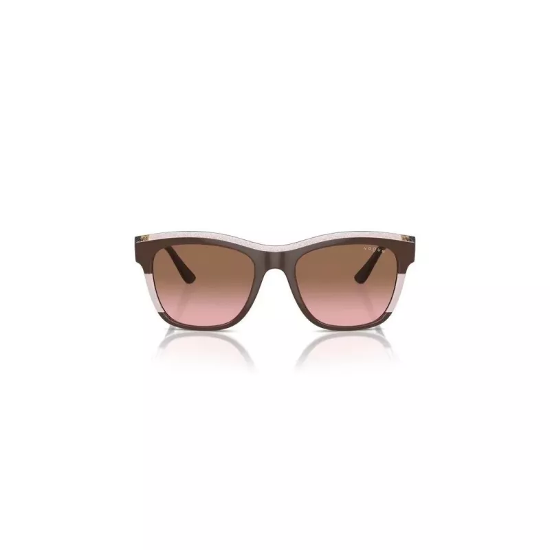 VOGUE VO5557S313614 Naiste Päikeseprillid - Läbipaistev Hall Raam, Tumehall Lääts, 54mm