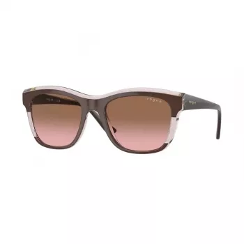 VOGUE VO5557S313614 Naiste Päikeseprillid - Läbipaistev Hall Raam, Tumehall Lääts, 54mm