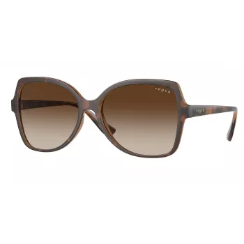 Vogue naiste kassisilma päikeseprillid VO5488S238613 tume havanna pruun gradient 56mm