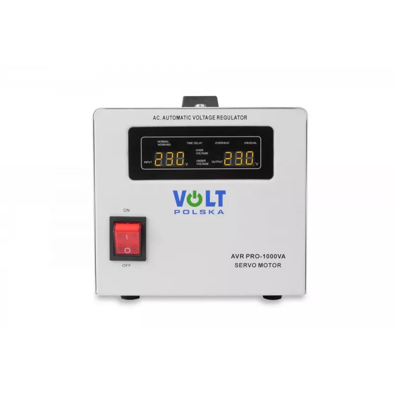 Volt Polska AVR Pro 1000VA servo pingestabilisaator 3% täpsusega