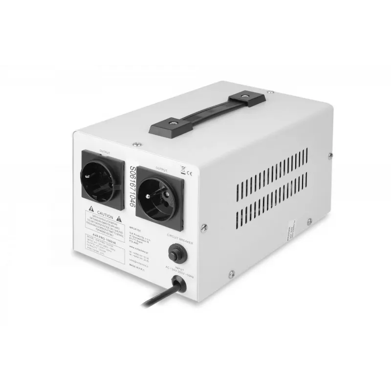 Volt Polska AVR Pro 1000VA servo pingestabilisaator 3% täpsusega