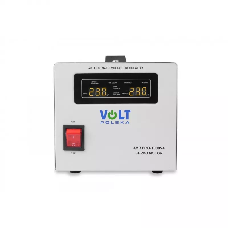 Volt Polska AVR Pro 1000VA servo pingestabilisaator 3% täpsusega