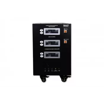 VOLT POLSKA AVR PRO 25000VA Three-Phase Automatic Voltage Stabilizer 3% Accuracy Servo Motor
