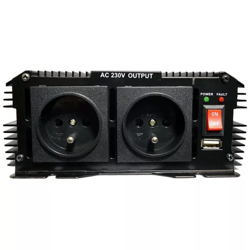 VOLT POLSKA IPS 1700/3400 puhas siinuslaine toiteinverter 12V DC 230V AC 1700W pidev / 3400W tipp