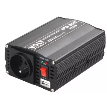 VOLT POLSKA IPS-500 PLUS 24V / 230V 350/500 W Toiteinverter