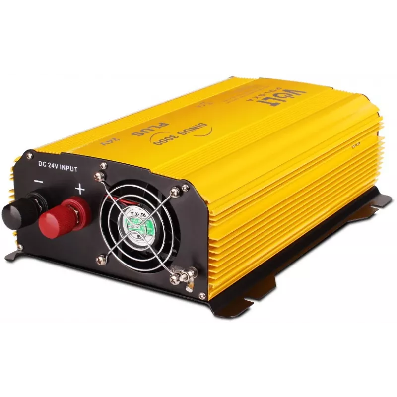 VOLT POLSKA SINUS PLUS 3000 Puhas Siinuslaine Pinge Muundur 24V 230V 1500W/3000W Kaugjuhtimispuldiga