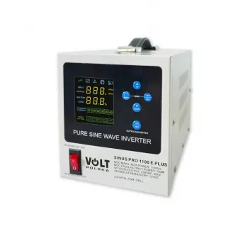 VOLT POLSKA SINUSPRO 1100E PLUS 12/230V puhas siinuslaine inverter 700W/1100W