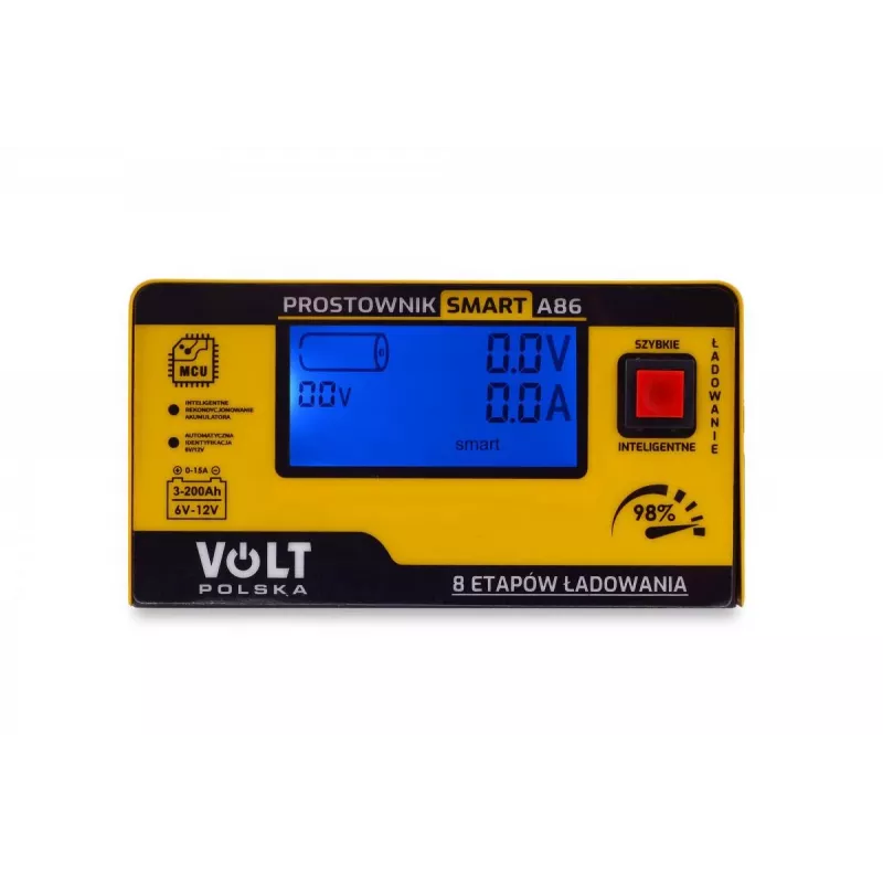 VOLT POLSKA Smart Volt Battery Charger 6V/12V 15A - Model 29459