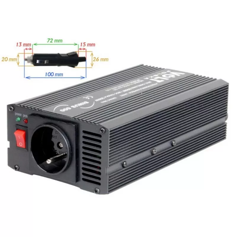 Volt Sinus 600 puhas siinuslaine inverter 24V-230V 300W/600W