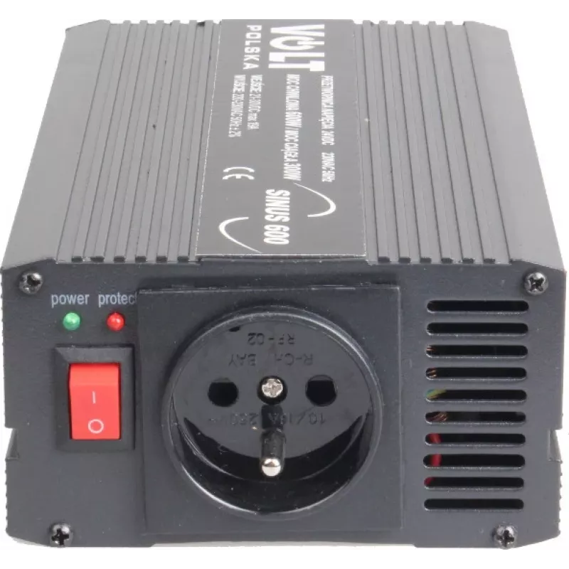 Volt Sinus 600 puhas siinuslaine inverter 24V-230V 300W/600W