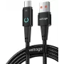 VOLTAGE VEKA66AC100BK PowerAngle 66W PD USB-A to USB-C kaabel 1m must