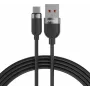 VOLTAGE VEKS66AC100BK USB-A kuni USB-C silikoonist 66W PD kaabel 100cm must
