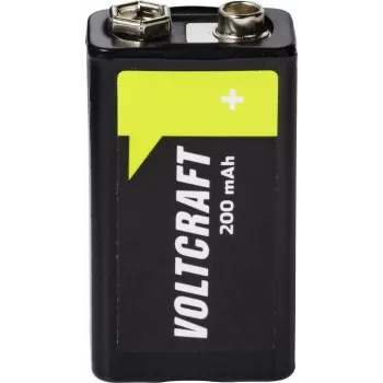 VOLTCRAFT 9 V plokk laetav aku NiMH 200 mAh 8,4 V kasutusvalmis 1 tk (VC-17665960)