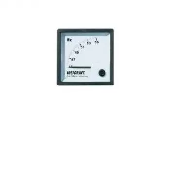 VOLTCRAFT AM-72X72/50HZ analoogpaneelmõõdik sagedusele 45-55 Hz, 400 V AC, liikuvpool, 72x72 mm