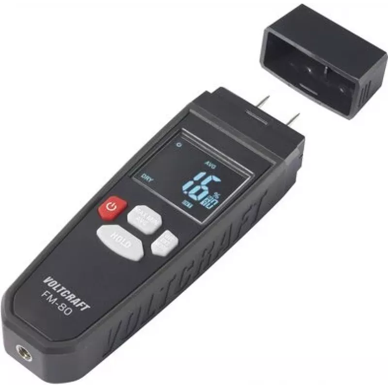 Voltcraft FM-80 materjali niiskusmõõtur tüübel- ja induktiivfunktsiooniga puidule ja ehitusmaterjalidele VC-14432275