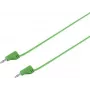 VOLTCRAFT Ülimalt paindlik mõõtejuhe 2 mm lamellpistikust 2 mm lamellpistikuni, 0,6 m, roheline, 2,2 A, MSB-200 (VC-8557715)