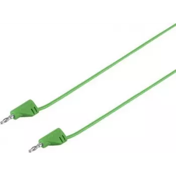 VOLTCRAFT ülimalt paindlik mõõtejuhe 2 mm lamellpistikust 2 mm lamellpistikuni 0,3 m roheline MSB-200 2,2 A (VC-8557705)