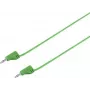VOLTCRAFT ülimalt paindlik mõõtejuhe 2 mm lamellpistikust 2 mm lamellpistikuni 0,3 m roheline MSB-200 2,2 A (VC-8557705)