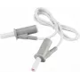 VOLTCRAFT Ülimalt paindlik turvakatsetjuht [4 mm lamellpistik - 4 mm lamellpistik] 0,75 m Valge MSB-501 10 A (VC-8063515)
