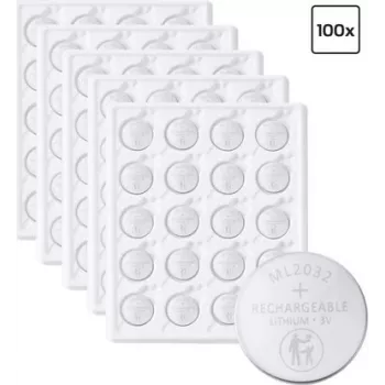 VOLTCRAFT ML2032 laetav liitiumnööpelement 65 mAh 3 V 100-pakk (VC-18689110)