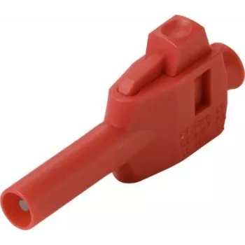 VOLTCRAFT MP-4 4 mm banaanpistik, sirge, kruviklemm, punane, 50 tk VC-17002935