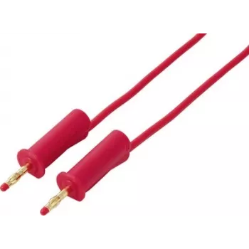 VOLTCRAFT MSB-132 1m punane mõõtejuhe 4mm pistik 4mm pistik 10A 1000V CAT II VC-18709980