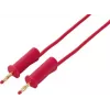 VOLTCRAFT MSB-132 2 m punane mõõtejuhe 4 mm stackitavate banaanpistikutega VC-18709990