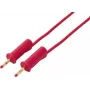 VOLTCRAFT MSB-132 2 m punane mõõtejuhe 4 mm stackitavate banaanpistikutega VC-18709990