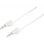 VOLTCRAFT MSB-300-5-WS Testjuhe, 4mm banaanpistik 4mm banaanpistikule, 5m, valge, 16A, 30VAC/60VDC, CAT I