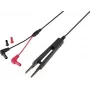 VOLTCRAFT MSL-503-2 mõõtejuhtmete komplekt, 4 mm turvapistikust 4 mm turvapistikuni, 39 cm, 10 A, 1000 V, CAT III/IV, must/punane, 2 juhet VC-18654460