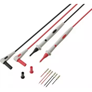 VOLTCRAFT MSL-530 Testjuhtmete komplekt 4 mm banaanpistik testandurile 1 m must/punane 1 paar VC-17766110
