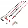 VOLTCRAFT MSL-530 Testjuhtmete komplekt 4 mm banaanpistik testandurile 1 m must/punane 1 paar VC-17766110