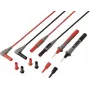VOLTCRAFT MSL-820 Premium PVC testjuhtmed, kullatud kontaktid, 1,2 m, 1 paar (punane/must) VC-17312685
