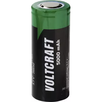 VOLTCRAFT eripatarei 26650 lameda otsaga Li-Ion 3,7 V 5000 mAh 1 tk (VC-17666010)