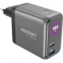 VOLTCRAFT UC-100W01 GaN USB seinlaadija 100W USB-C PD + USB-A must VC-17776055