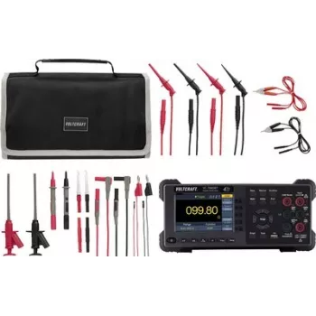 VOLTCRAFT VC-11015335+VC-18652750+VC-11732520 True RMS digitaalne multimeeter andmelogijaga, OLED, CAT III 1000V/CAT IV 600V
