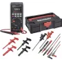 Voltcraft VC-831 True RMS digitaalne multimeeter komplekt T-Loc Systaineriga, testjuhtmed, krokodilliklambrid, konksklambrid ja K-tüüpi temperatuuriandur 3342859+2181316+1674350+167435
