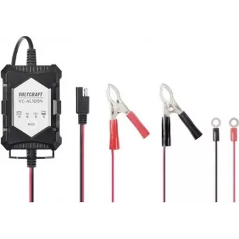 VOLTCRAFT VC-AL100N VC-13188600 automaatne akulaadija 6V/12V 1A pliiaku, AGM, geel, LiFePO4 jaoks