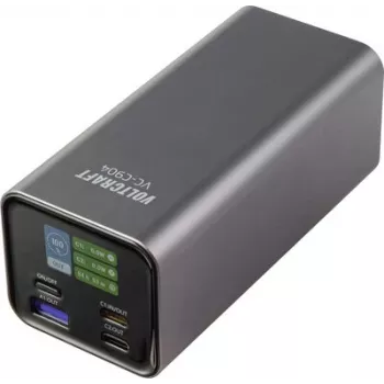 VOLTCRAFT VC-C904 Power Bank 20000 mAh USB PD 100 W mati hall LCD-ekraan