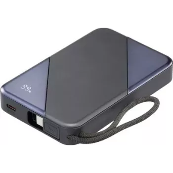 VOLTCRAFT VC-PBP2535CB Power Bank 10000 mAh USB PD 3.0 Li-Ion must koos olekuindikaatoriga VC-17288095