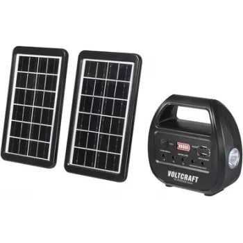 VOLTCRAFT VC-PS15000-Solar VC-14297675 päikeseenergia akupank 15000 mAh koos 3 W päikesepaneeliga