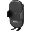 VOLTCRAFT VC-Qi-WCM15 Qi traadita laadimisega autohoidik õhutusavale 15W kiirlaadimine, 55-89mm, automaatne klamber, must