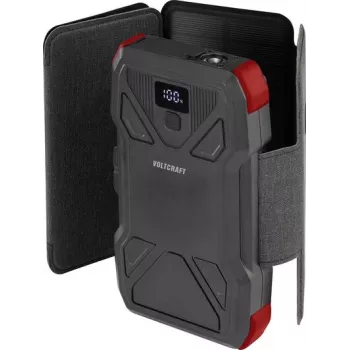 VOLTCRAFT VC-SPB-20.000 päikeseenergia akupank 20000 mAh koos 1,5 W päikesepaneeliga, 3 A väljund, IP65, must VC-14456835