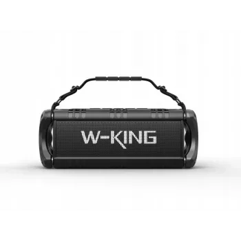 W-King D8 kaasaskantav Bluetooth-kõlar, täiesti must, 50W RMS, IPX6, TWS